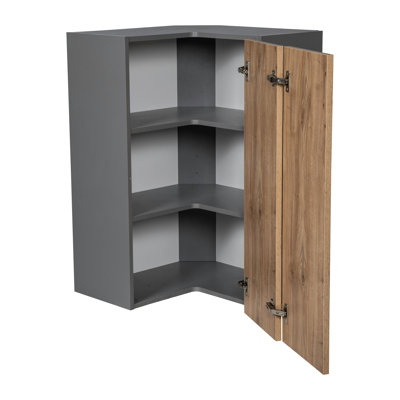 WITKITCHENS Coin de meuble-lavabo mural moderne l 24 po x P 12 po x H 36 po 