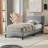 Tevrat Upholstered Platform Bed with Adjustable Headboard-845593058-845593059