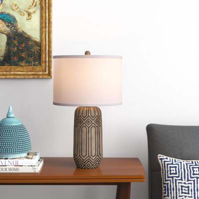 Lebel Resin Table Lamp