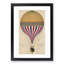 Hot Air Balloon in France - Picture Frame Painting Print on MDF-55763670-55763668