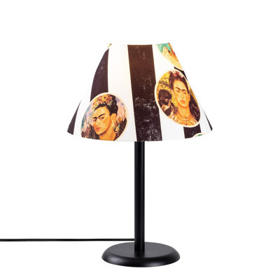 Lampe de table noire 11,81 po Hilary