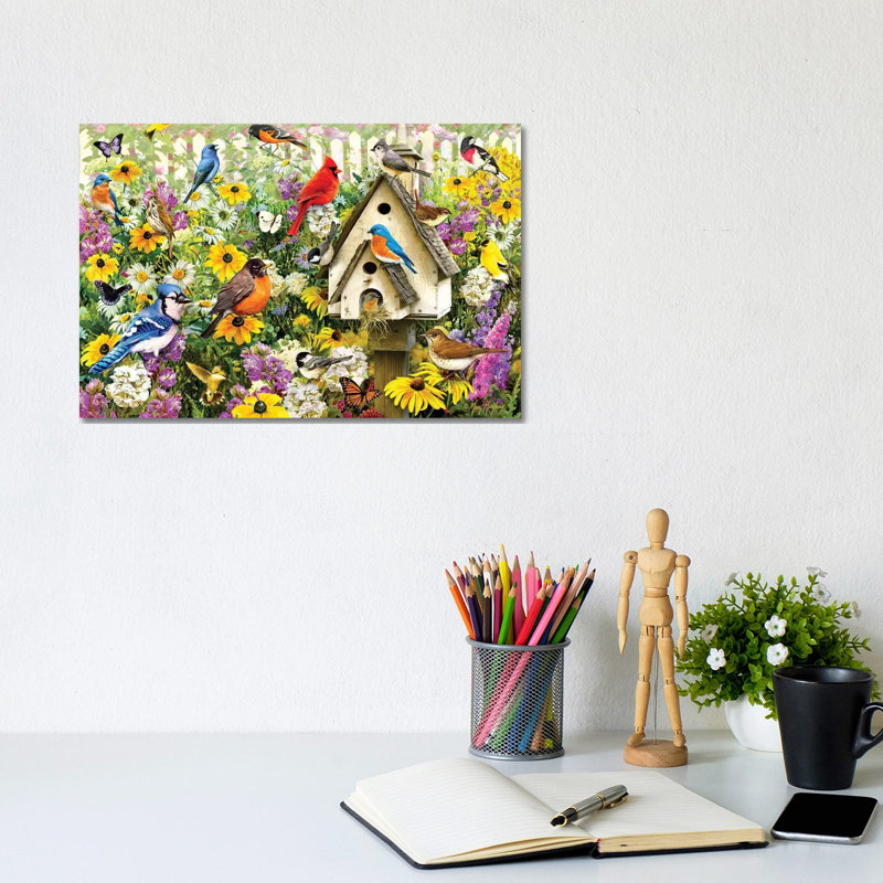 Chapel Birds by Greg & Company - Wrapped Canvas Print, 20.32 cm H x 30.48 cm W