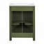 Meuble-lavabo 24 po avec lavabo en céramique et portes réglables