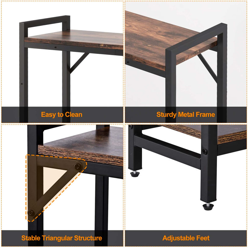 Annam 75cm Console Table, Brown