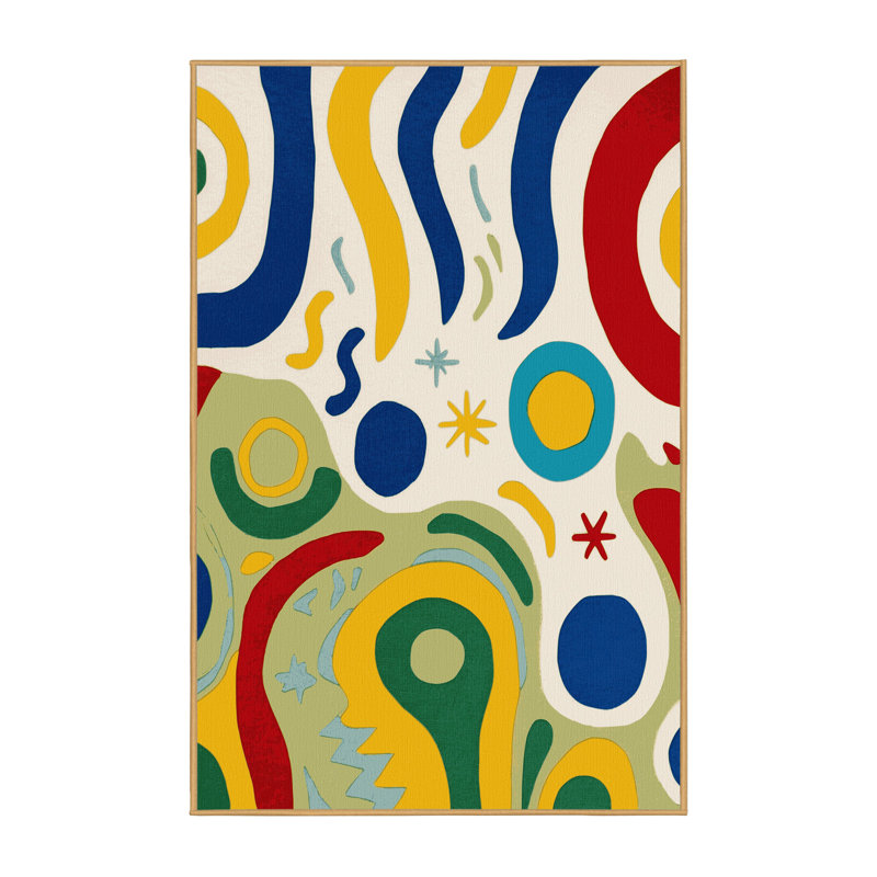 Jubilant Pop Rug, Rectangle 6' x 9'