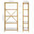 Camryn 4-Tier Steel and Glass Etagere Bookcase-1362721359