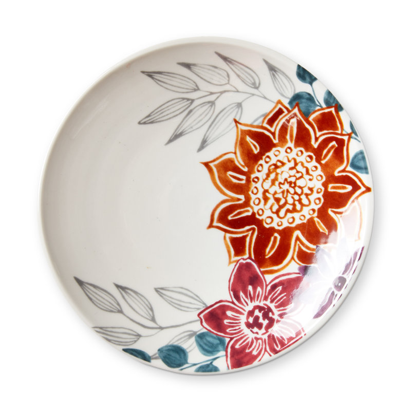 Autumn Bloom Appetizer Plate