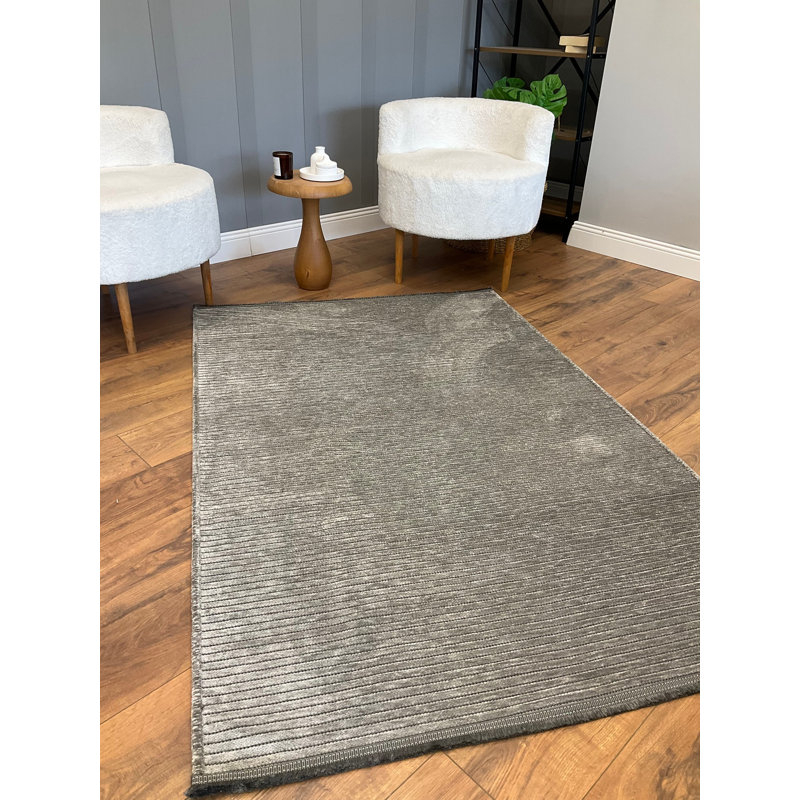 Aundrey Solid Colour Chenille Area Rug, Rectangle 15' x 10'