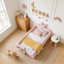 Lit plateforme tapissier simple avec tête de lit en forme d'oreille de lapin-1538537990