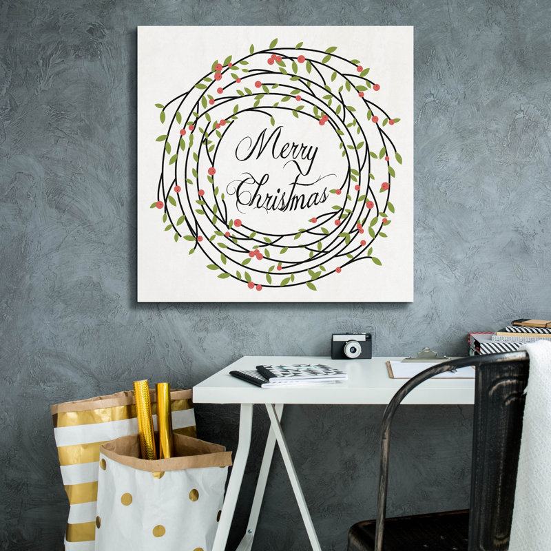  «Christ Chalk 7» par Erin Clark, art mural sur toile, 26 po x 26 po