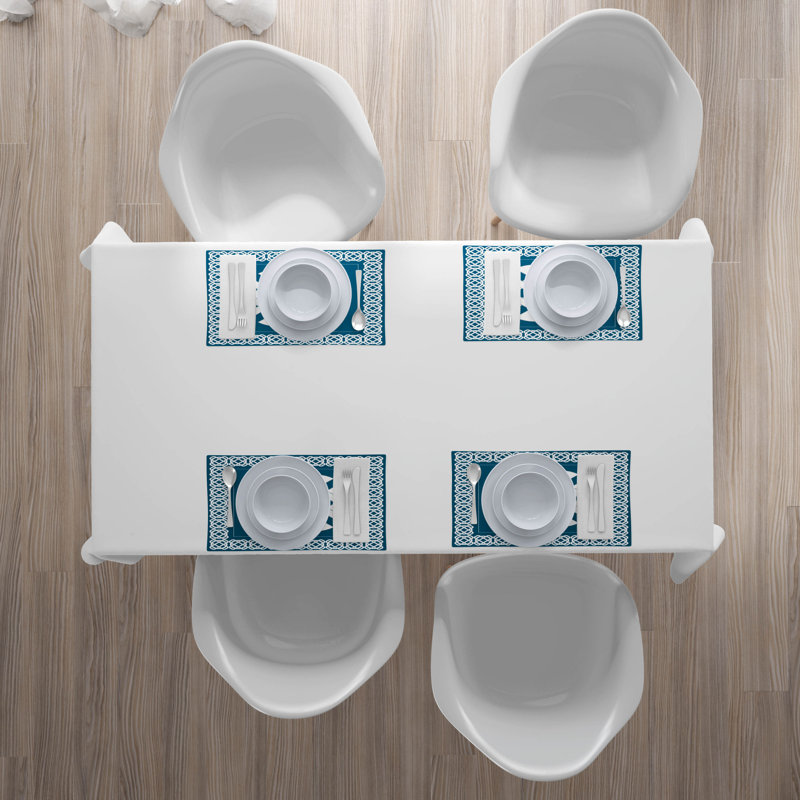 Polyester Geometric Rectangle Placemat
