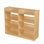 8 Compartment Plywood / Laminate Board Shelving Unit