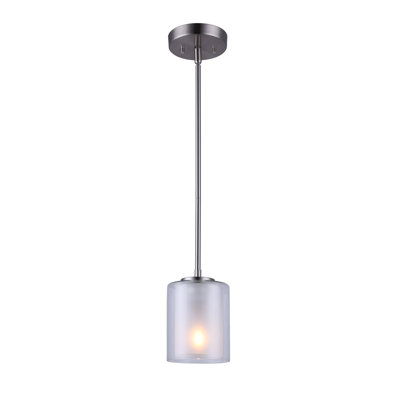 Luminaire suspendu cylindrique à 1 lumière Merkle