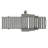 Outdoor Wood Texture Pool Reclining Lounge Chaise  With Wheels & Cup Holder (Set of 2)-1081756953