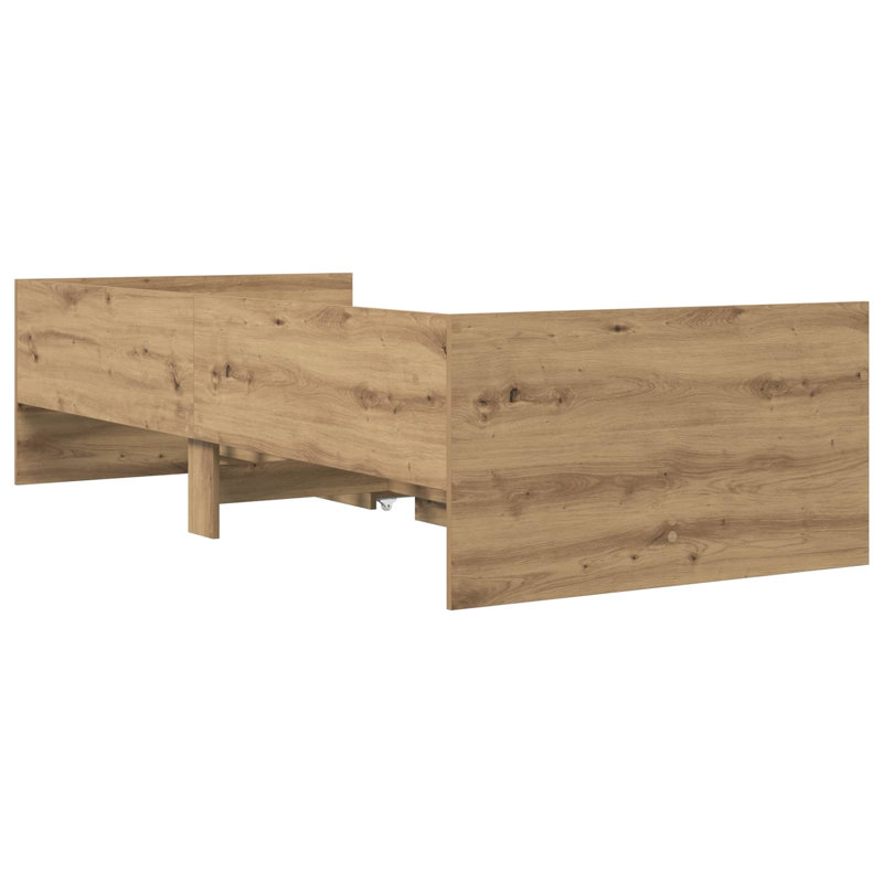 Bed Frame, Artisan Oak