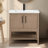 Cheriton 30'' Single Bathroom Vanity with Ceramic Top-2058801148