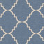 Anais Hooked Blue/Beige Indoor/Outdoor Rug-12827074
