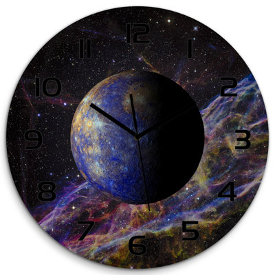 Johnchristian Glass Wall Clock