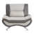 Similicuir beige / gris est en rupture de stock