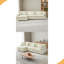 Canapé modulaire combiné, canapé Cloud confortable, canapé combiné de style repose-pieds, canapé en chenille, canapé à assise profonde avec coussins-514574358