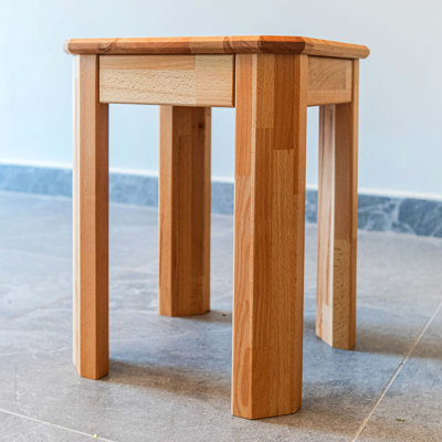 Schneck Solid Wood Accent Stool