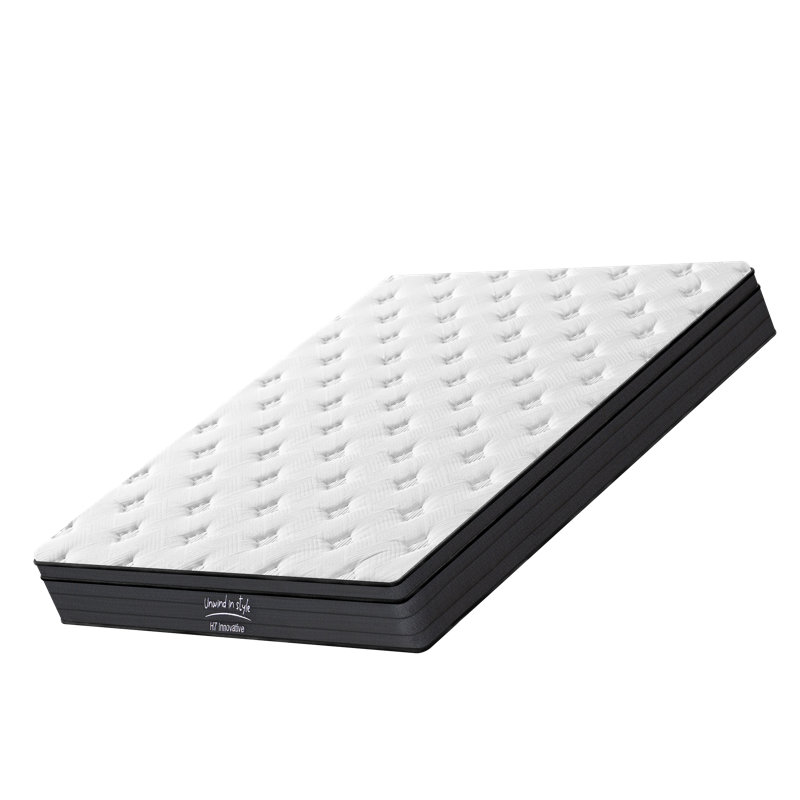 Matelas en mousse viscoélastique imprégnée de gel avec ressorts ensachés Hestel, 8", Grand lit