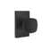 Privacy (Bed & Bath) Freestone Knob with Modern Rectangular Rose