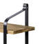 Kang 2 Piece Industrial Pipe Shelves