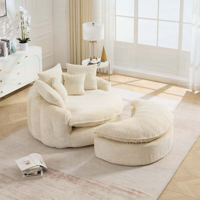 Repose-pieds de canapé Lazy autonome pour un confort et une polyvalence ultimes, parfait pour la détente et les espaces de vie modernes.