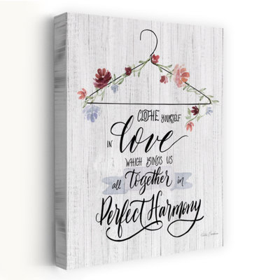 Affiche murale florale élégante, paisible et romantique avec verset biblique II