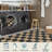 Checkered Round Rugs Outdoor Easy Jute Rug Indoor Outdoor Circle Carpet Farmhouse Nature Non Shedding Non Slip Washable  Carpet For Living Room Entry Deck-134846016