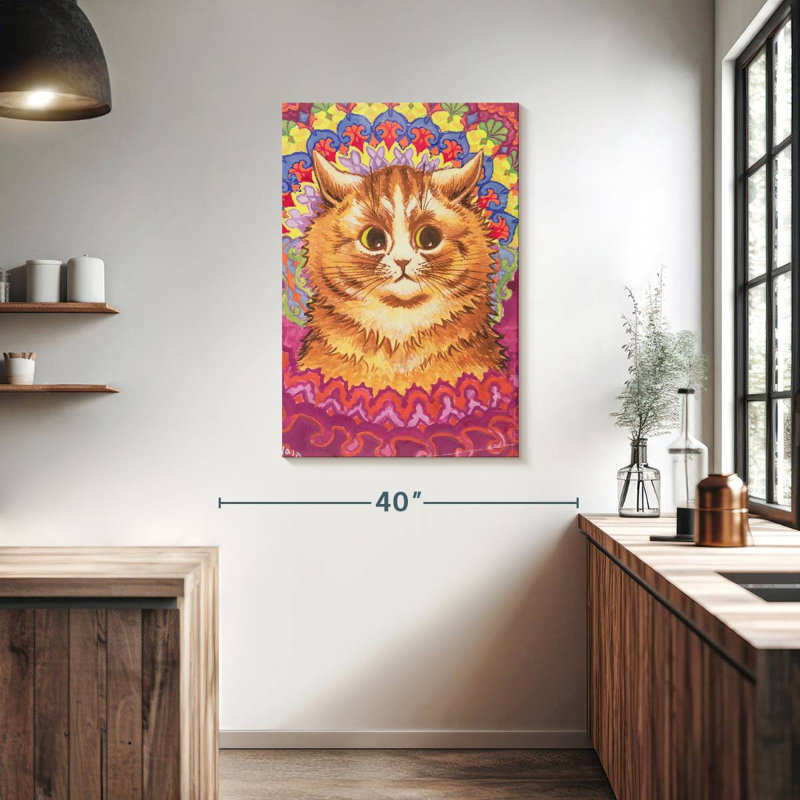Brampt A Psychotic Cat, 39" H x 26" W