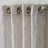 Bushey Polyester / Cotton Light-Filtering Embroidered Scallop Design Curtain Panel with Grommet Top -132173417-132173423