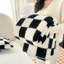 Checkered Lightweight Soft & Cozy Flannel Fleece Throw Blanket for Sofa & Bed in All Season-125344962-125344966