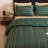 Comforter Set Geometric Bedding Set 3 Pieces Strips Grid Comforter Set-115712542-115712539