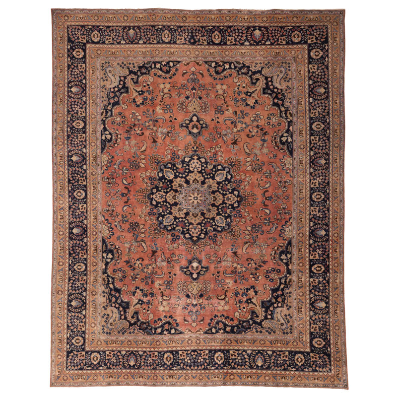 Tapis cuivre foncé Antalya 9 pi 8 po x 12 pi 3 po