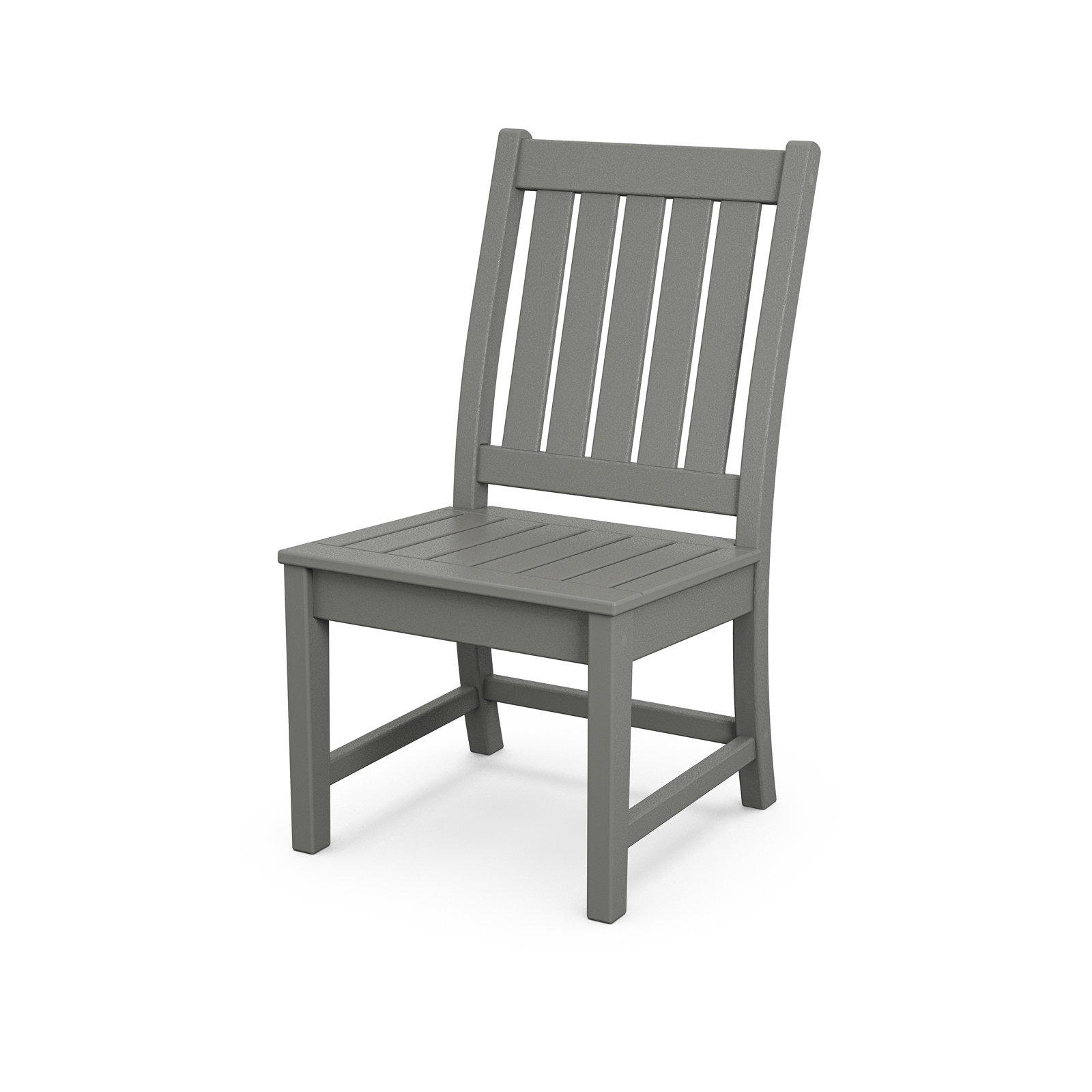 POLYWOOD® Verlyn Patio Side Chair, Slate Gray