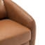 Fauteuil demi-tonneau pivotant rembourré Balvir