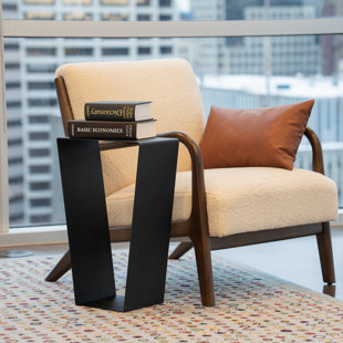 Table d'appoint moderne en métal: table de bout minimaliste, support pour plante