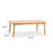 Solid Wood Oval Patio Coffee Table