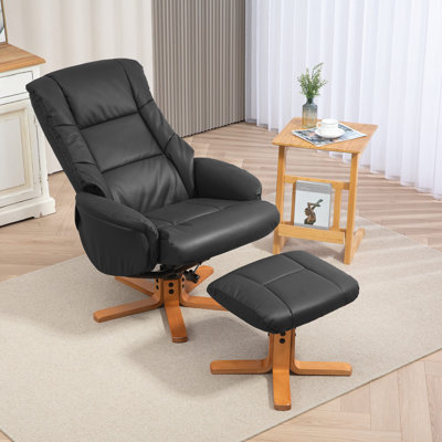 Faux Leather Recliner