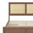 Wood Storage Platform Bed with 4 Drawers and Rattan Headboard-1103836188-1095727450