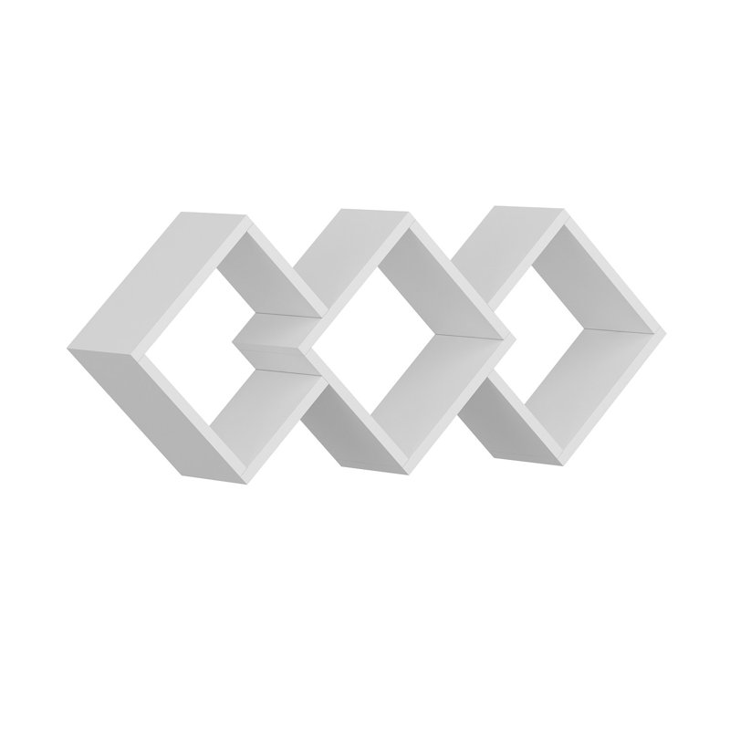 Locelso Floating Shelf, White