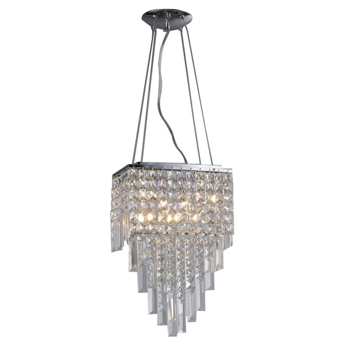 Lustre en cristal 4 lumières