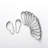 Aribelle Striped Shower Curtain with Hooks Included