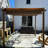 Purple Leaf 10 Ft. W X 10 Ft. D Aluminum Pergola With Canopy