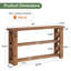 160.02cm Solid Wood Console Table