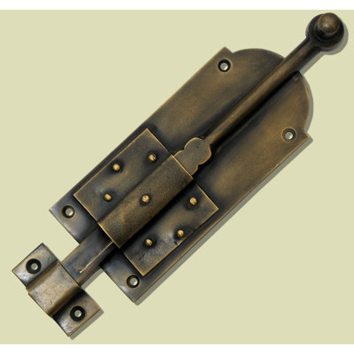 Wide Backplate Surface Bolt