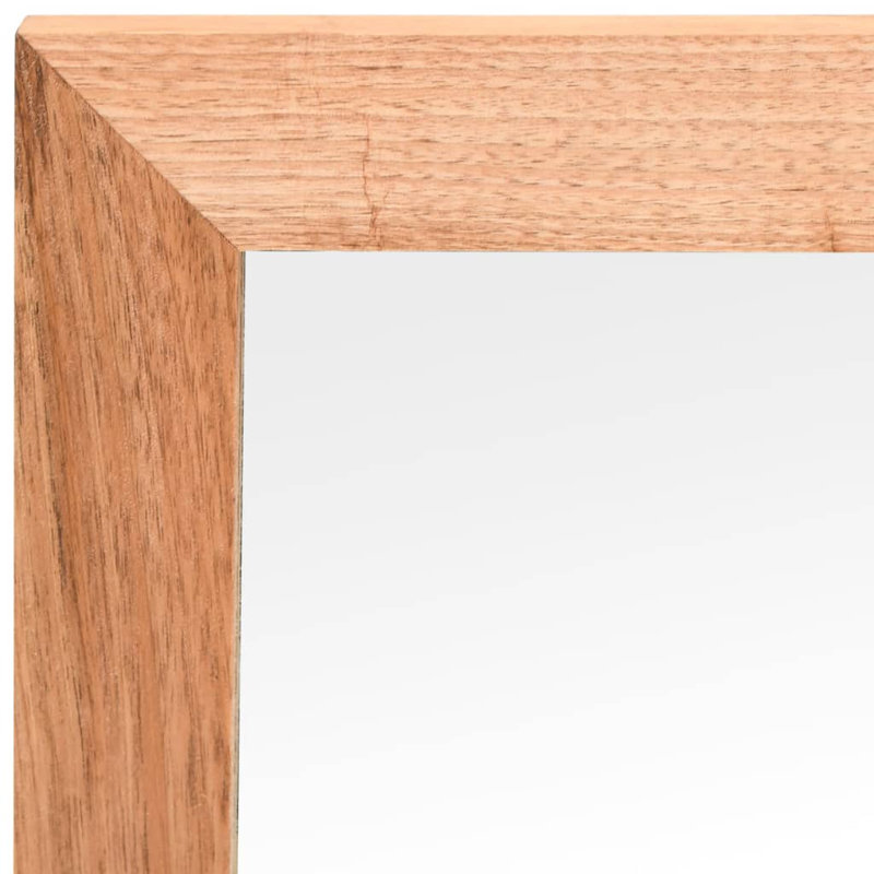 Lysia Flat Mirror with Shelves