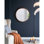 Cadre de miroir rond 30 po x 30 po sculpté à la main, miroir mural pour espace de vie, salle de bain, décoration murale pour hall d'entrée